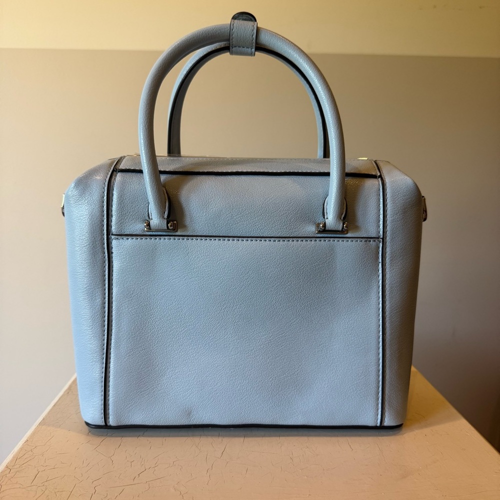 Calvin Klein Perry Organizational Dome Light Blue Satchel. Like New - Picture 3 of 12